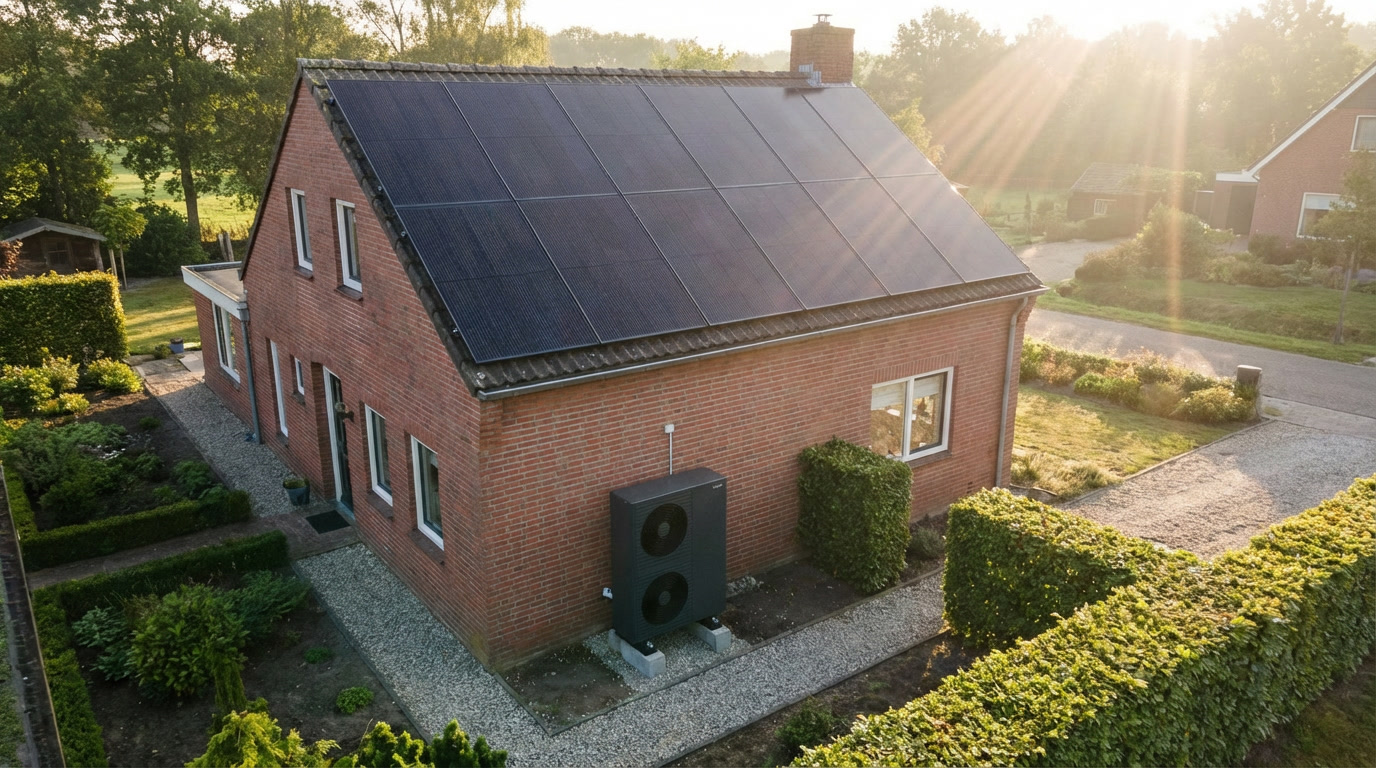 Photovoltaikanlage auf Einfamilienhaus in Hildesheim